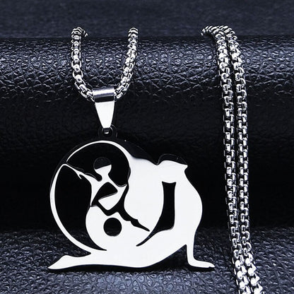 Buddhism Meditation Buddha Yoga Pendant Necklace Stainless Steel Tree of Life Necklace Buddhist Jewelry collares para mujer