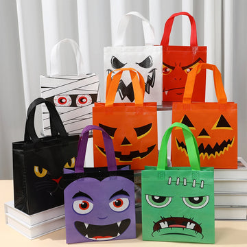 Halloween non-woven bag Halloween Party Decor For Home 2024 Trick or Treat for Kid Toys Favor Halloween Party Supplies Favor