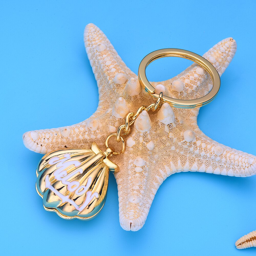 Melody Mermaid Opening Shell Locket Pendant Necklace Gold Color Anime Cartoon TV Movies Jewelry Gift for Women Girls - Charlie Dolly
