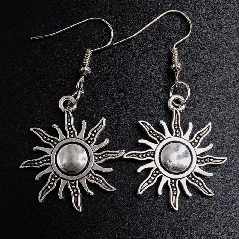 Earrings for Women Girls Drop Dangle Teens Charm Gift Party Simple Punk Cool Halloween Skull Cross Horror Skeleton Death Bat - Charlie Dolly