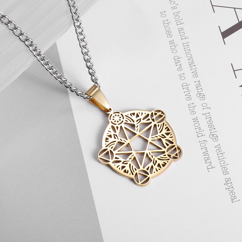 Vintage Odin Celtics Knot Pendant Necklace Men Punk Viking Jewelry Odin Trinity Necklace - Charlie Dolly