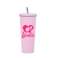 New 500/750Ml Kawaii Barbie Stainless Steel Straw Cup Anime Portable Large Capacity Insulation Cold Coffee Mug Water Bottle Gift - Charlie Dolly