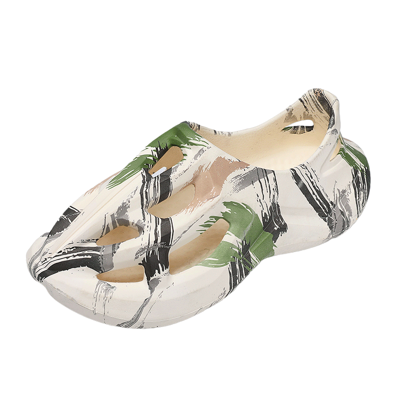 Unisex Beach Sandals EVA Women Men Hollow Garden Shoes Tie-dyed Designer Hole Slippers Sneakers Water Shoes Slip on Foam Runner - Charlie Dolly