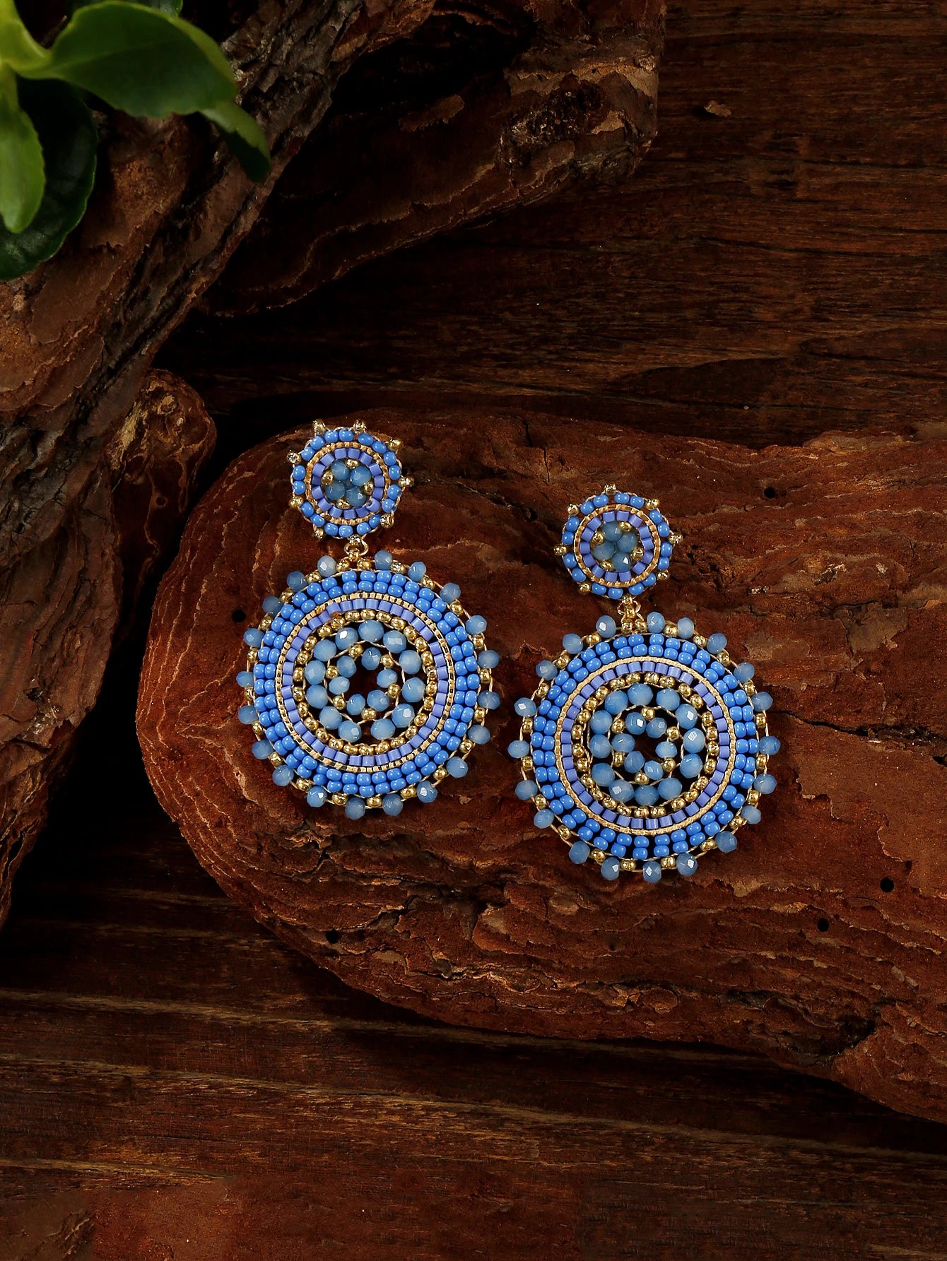Boho Colorful Seed Beads Earrings for Women Luxury Handmade Crystal Round Woven Dangle Earrings Fashion Jewelry Gifts