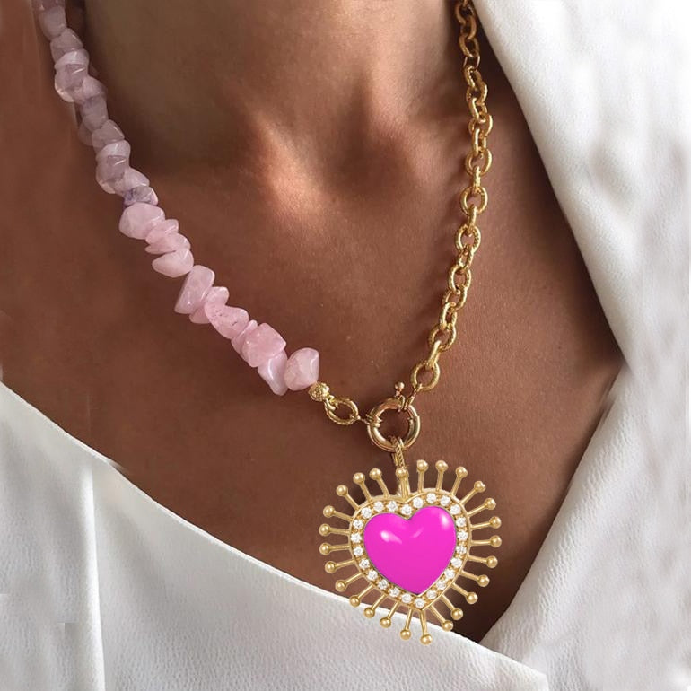 birthday gift Unisex Collar Concha Hip Hop Rock Stylish summer Polymer Clay boho puka shell Choker necklace jewelry women - Charlie Dolly