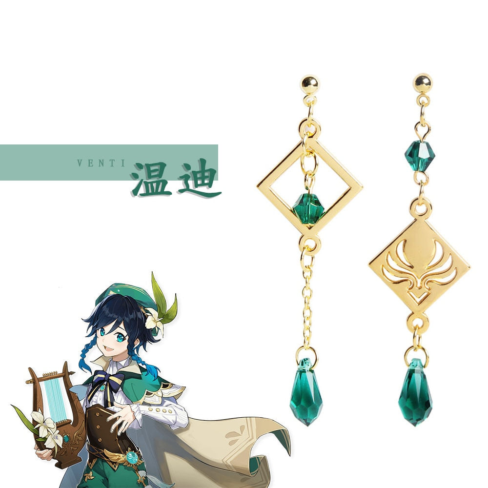 Roronoa Zoro Drop Stud Earrings Women Creative Earings Ladies Fashion Jewelry Girls Gold Color Elegant Trendy Metal Oorbellen - Charlie Dolly