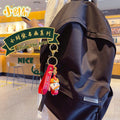 Cartoon Rich Shiba Inu Famous Painting Keychain Cute Lucky Rabbit Shiba Inu Doll Keyring Women Couple Bag Pendant Key Chains - Charlie Dolly