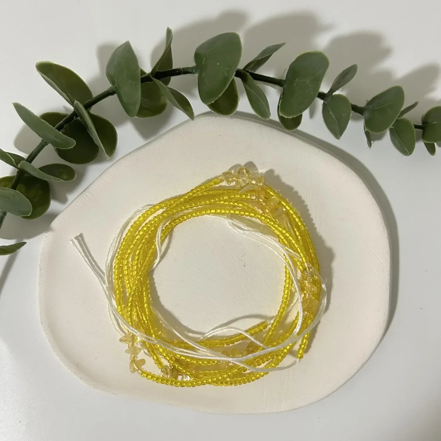 Boho Natural Crystal Crushed Stone Beaded Waist Chain for Women Summer 115cm Handmade Colorful Seed Beads Body Jewelry Gift