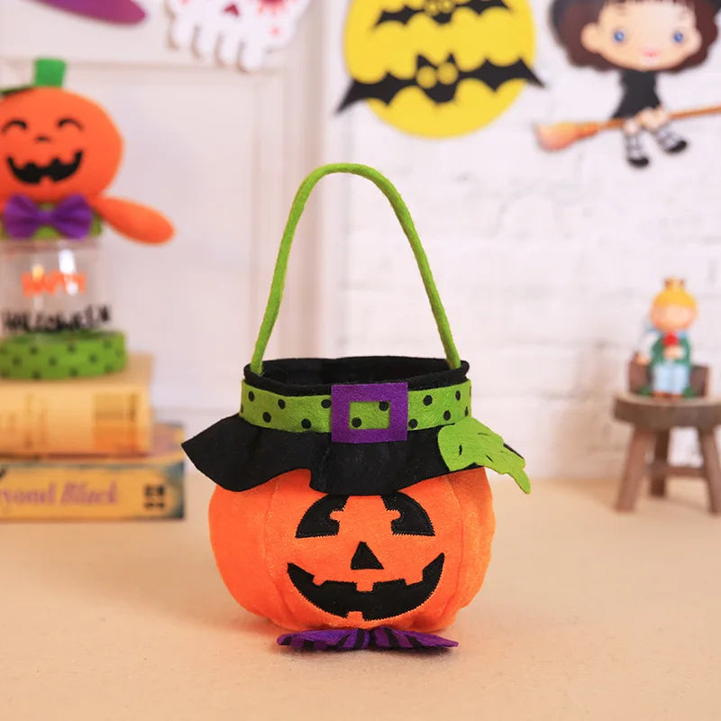 Halloween Hand Bag Witch Pumpkin Trick Or Treat Party Horror Ghost Festival Parti Happy Helloween Day Decor For Home 2024 Boo - Charlie Dolly