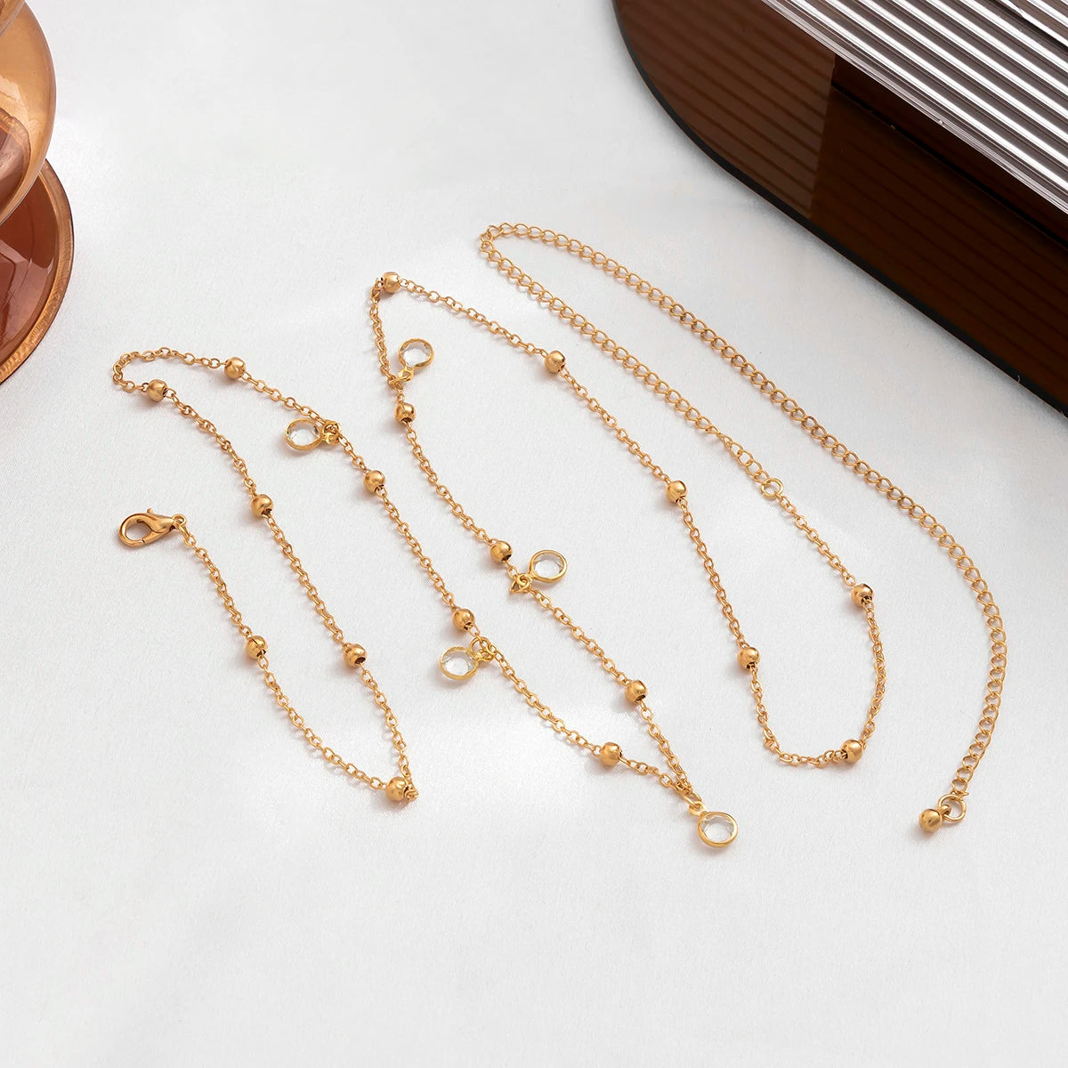 PuRui Sexy Crystal Glass Belly Belt Waist Chain Women Summer Beach Bikinis Festival Accessories Body Chain Jewelry Accessories - Charlie Dolly