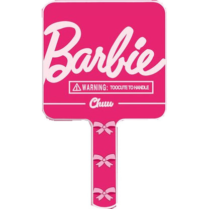 Barbie Kawaii Pink Makeup Hand Held Mirror Anime Fashion Square Vanity Mirror with Handle Compact Mirrors Gifts for Ladies Toys