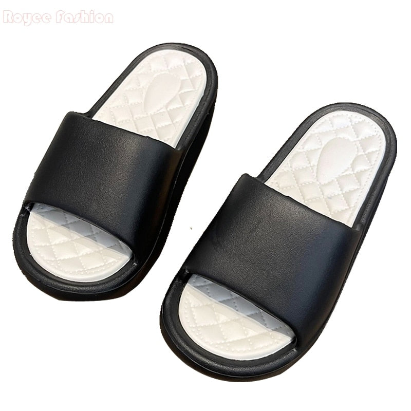 Sandals Women 2022 Flip Flops House Slippers Women Sandals Beach Bubble Slides Women Shoes for Women Cloud Slippers chanclas muj - Charlie Dolly