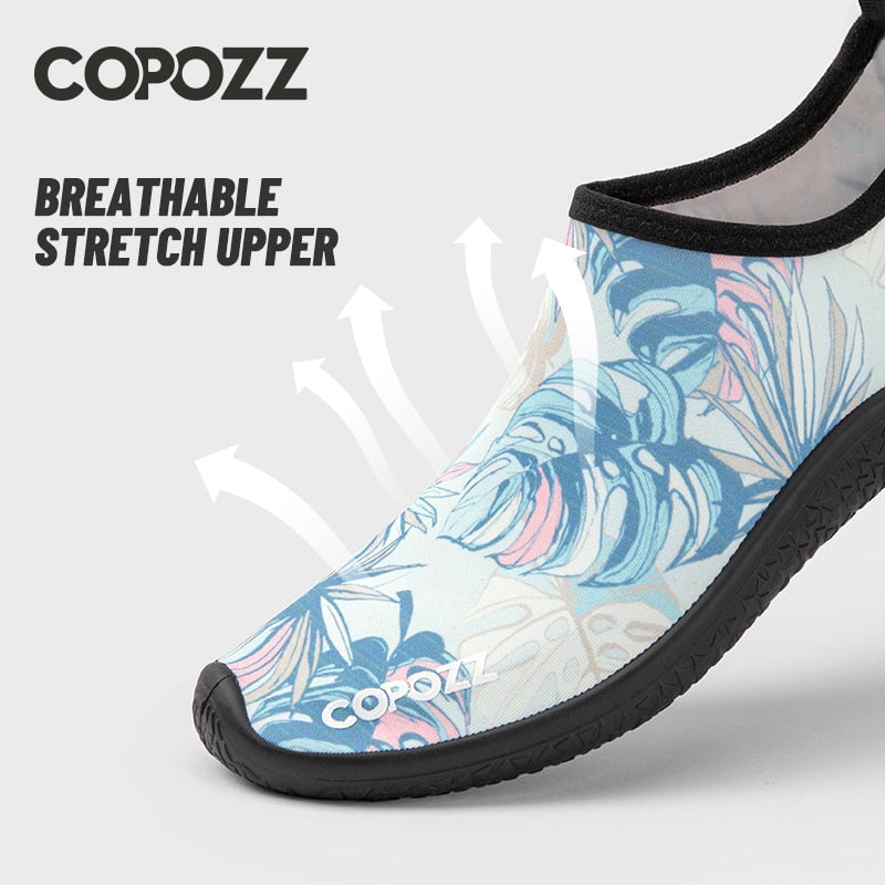 COPOZZ Summer Aqua Shoes Quick-Dry Water Shoes Breathable Wading Upstream Shoes Antiskid Outdoor Sports Shoe Beach Pool Slippers - Charlie Dolly