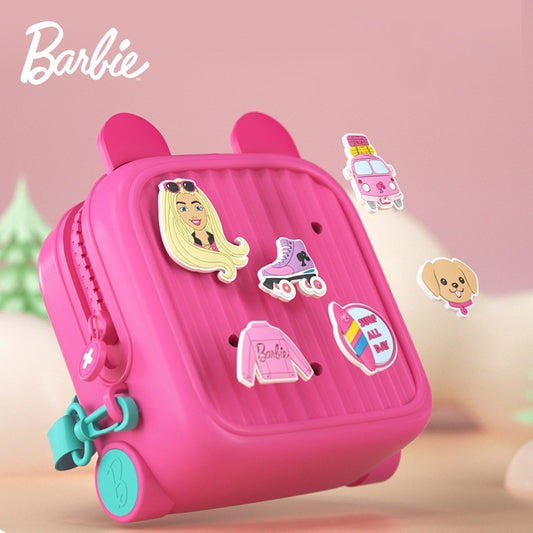 Barbie Kawaii Anime Small Backpack DIY Patch Children's Trendy Cartoon Kindergarten School Bag Birthday Gift - Charlie Dolly