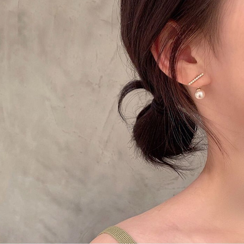 Engagement Enamel Cute Heart Stud Earrings for Women Girls Rose Gold Color Summer jewelry Black Earring Wedding Jewelry Gifts - Charlie Dolly