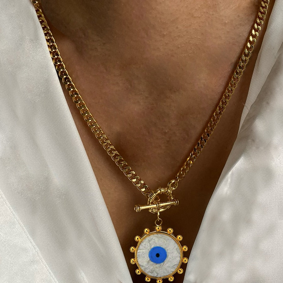 Collar Handmade Choker Man Women Minimalist Mix De Colares Rebeca E Diana Stone Ladies Fashion Jewelry necklace Creative Gift - Charlie Dolly