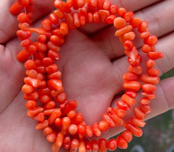 Goth freshwater pearl necklace women yellow smile beads coral Vintage Multi Layer Link Chain Necklace Punk Aesthetic Jewelry - Charlie Dolly