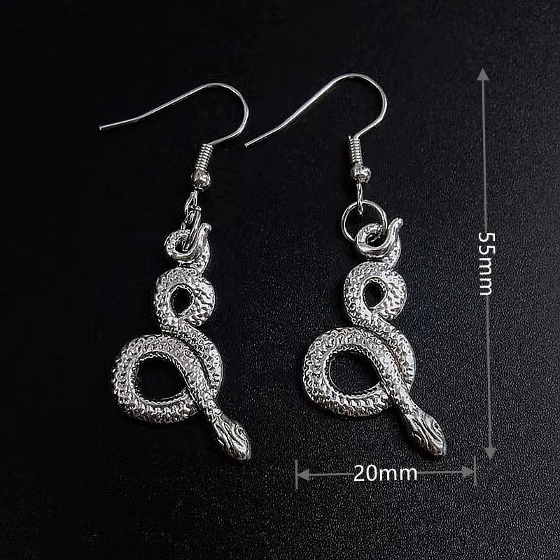 Earrings for Women Girls Drop Dangle Teens Charm Gift Party Simple Punk Cool Halloween Skull Cross Horror Skeleton Death Bat - Charlie Dolly