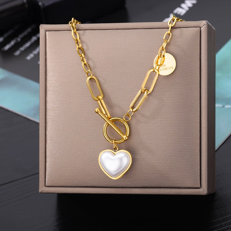Stainless Steel Geometry Star Moon Butterfly Pendant Multilayer Chain Choker Necklace For Women Wedding Accessories Dropshipping - Charlie Dolly