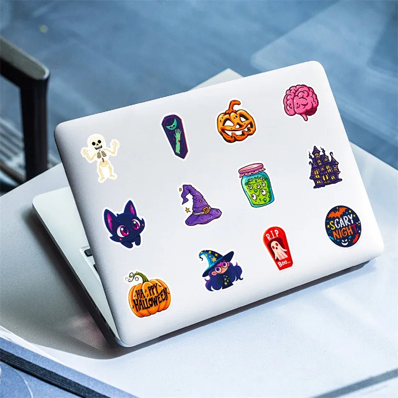 50PCS Cute Halloween PVC Sticker Aesthetic Decoration Scrapbooking Korean Stationery Hand Accounting Tools Supplies for Kids - Charlie Dolly