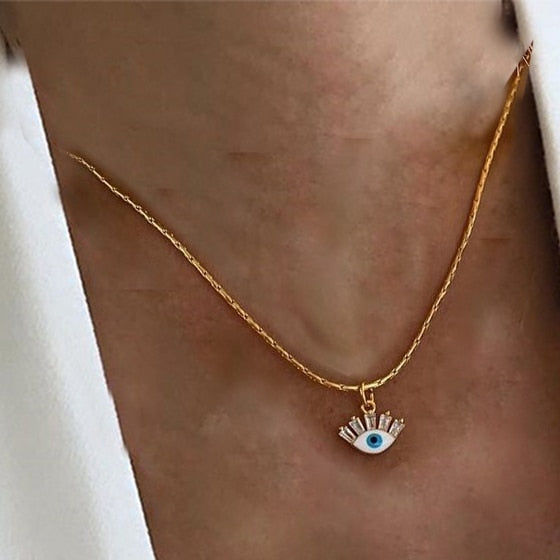 Collar Trendy Quartz Necklace Pendant Natural Stone Pink Crystal Pendant Necklace Bohemian  Sparkling METAL SHELL jewelry - Charlie Dolly