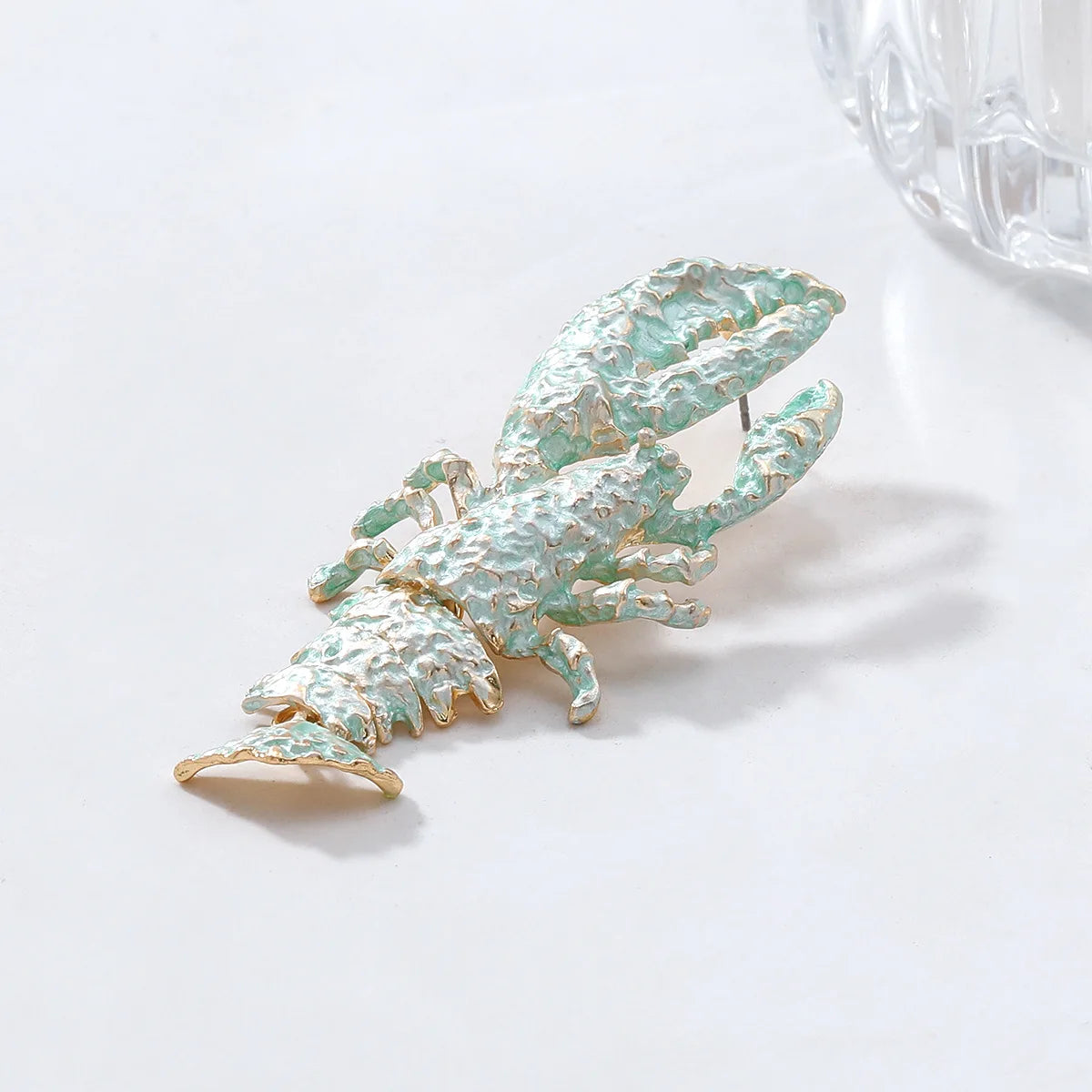 Women Casual Boho Jewelry High Quality Enameled Metal Lobster Drop Earrings Trend Summer Beach Holiday Party Accessories Gift