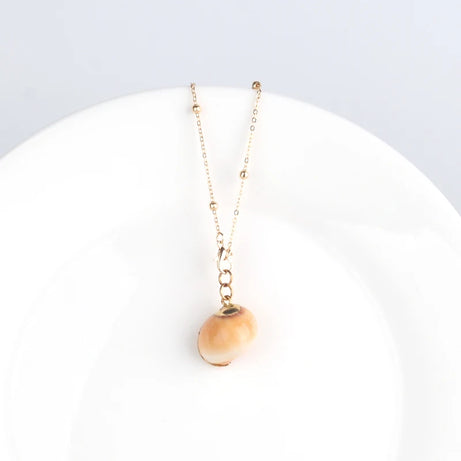 Conch Shell Boho Pendant Necklace