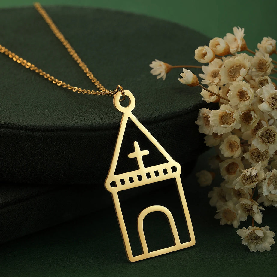 Dainty Lotus, Books, Phoenix & Comedy Tragedy Mask Pendant Necklace, Symbolic Choker Set
