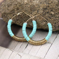 Jewelry Hoop Earrings for Woman Multicolor Polymer Clay Korean Fashion Earrings Wholesale Gift Female Girls - Charlie Dolly