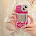 Kawaii Barbie Phone Case for Iphone 13 11 14 Pro Max Cover Anime Fashion Creative Mirror Protection Back Cases Accessories Gifts - Charlie Dolly