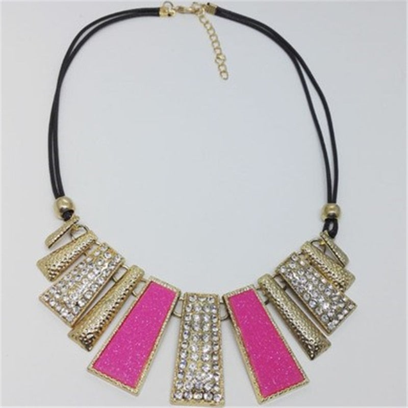 Vintage Jewelry Wholesale Gem Choker Necklace Woman Charm Statement Retro Necklaces &amp; Pendants Gift - Charlie Dolly