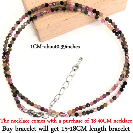 2025 New Boho Exquisite 2mm Natural Stone Necklace Small Chain Ladies Fashion Bracelet Accessories Charm Jewelry Accessorie - Charlie Dolly