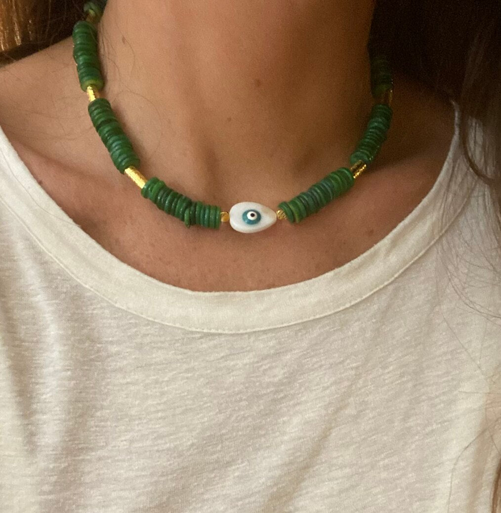 Luxury Mens Jewellery evil eye Pendant Necklace Men Classic Necklace Jewelry Gift Jewelry for Women Collares Para Mujer Quartz - Charlie Dolly