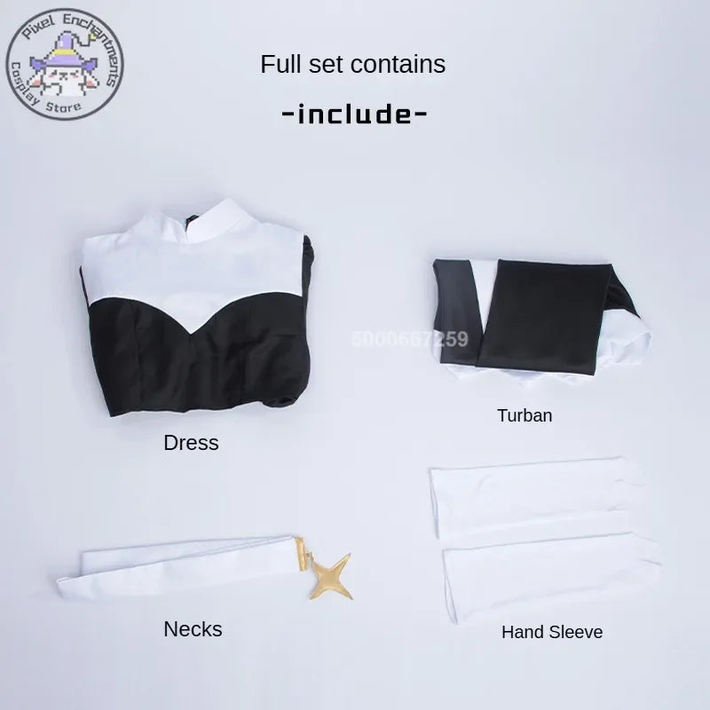 Gushing Over Magical Girls Anime Sister Gigant Cosplay Combat Costume Sexy Women's Nun Role Play Dress Outfit Halloween Party - Charlie Dolly