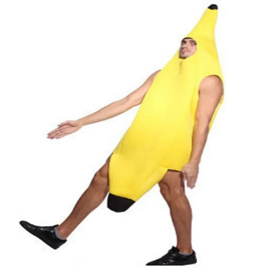 Carnival Clothing Men Cosplay Adult Fancy Dress Funny Sexy Banana Costume Novelty Halloween Christmas Carnival Party Decorations