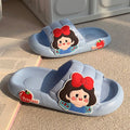 Cute Rabbit Slippers Women Indoor Home Bathroom Anti-slip Slides Shoes Soft Sole Beach Summer Sandals Women Slippers - Charlie Dolly