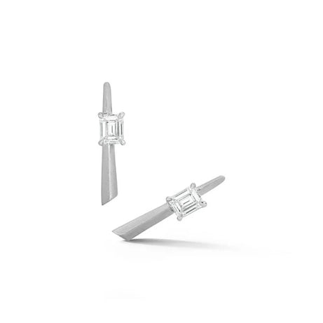 Gold Plated Cubic Zirconia Stud Earrings Jewelry