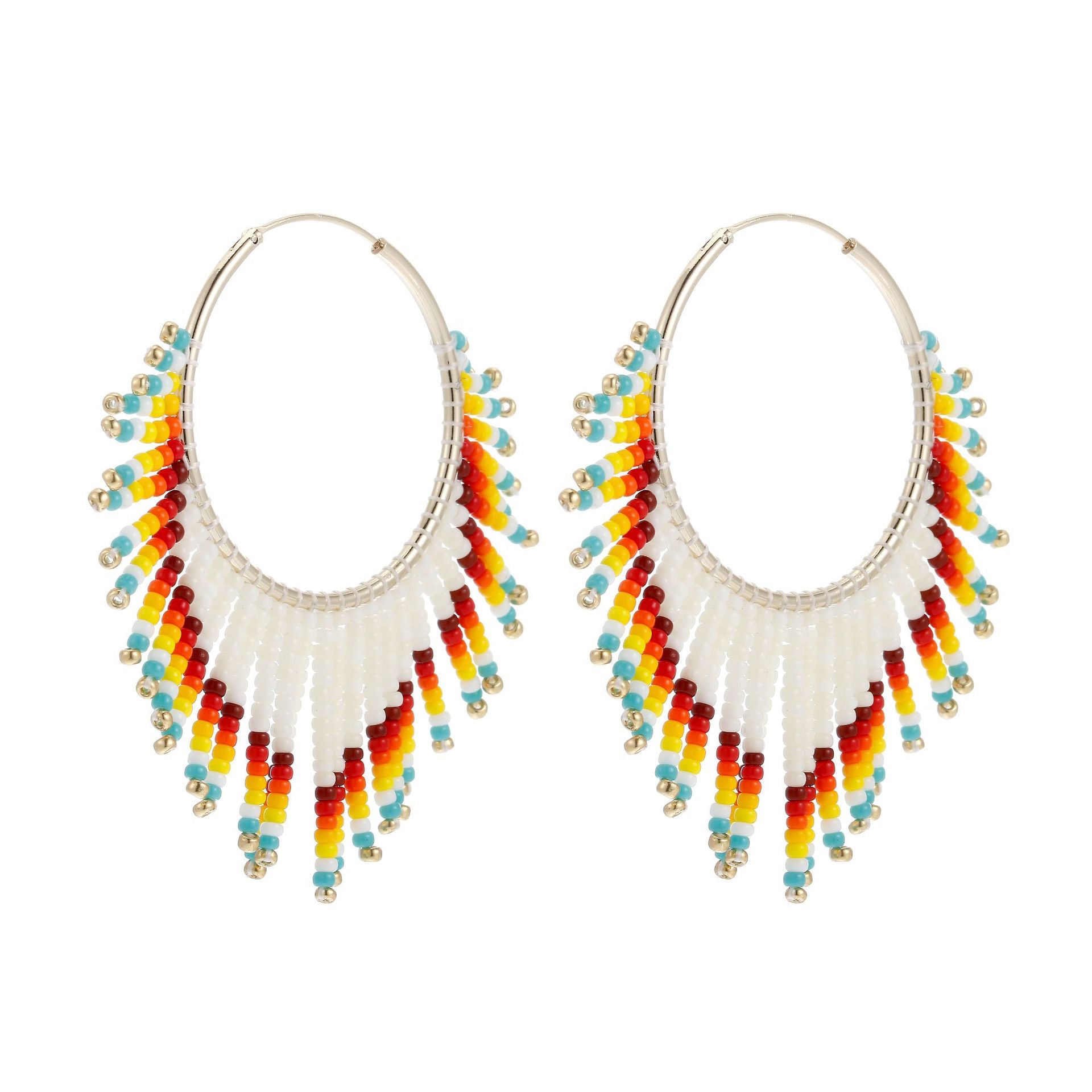 LIMAX Bohemian Earrings 2022 Beads Long Earrings Ethnic Style Drop Earings Fashion Jewelry Bijoux Femme Statement Earrings - Charlie Dolly