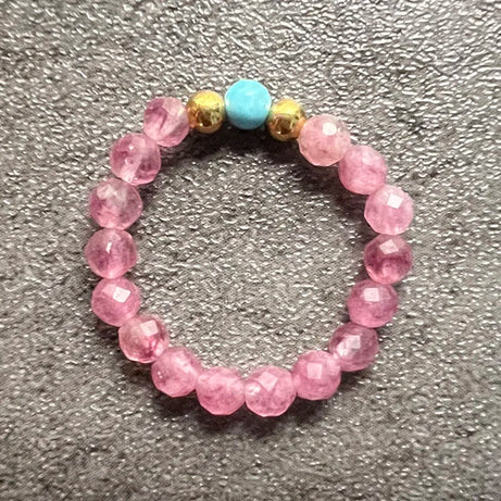 Boho Natural Stone Party Rings For Women Girls Trendy Handmade Jewelry Gift Amethyst Turquoise Tigereye Statement Ring Wholesale - Charlie Dolly