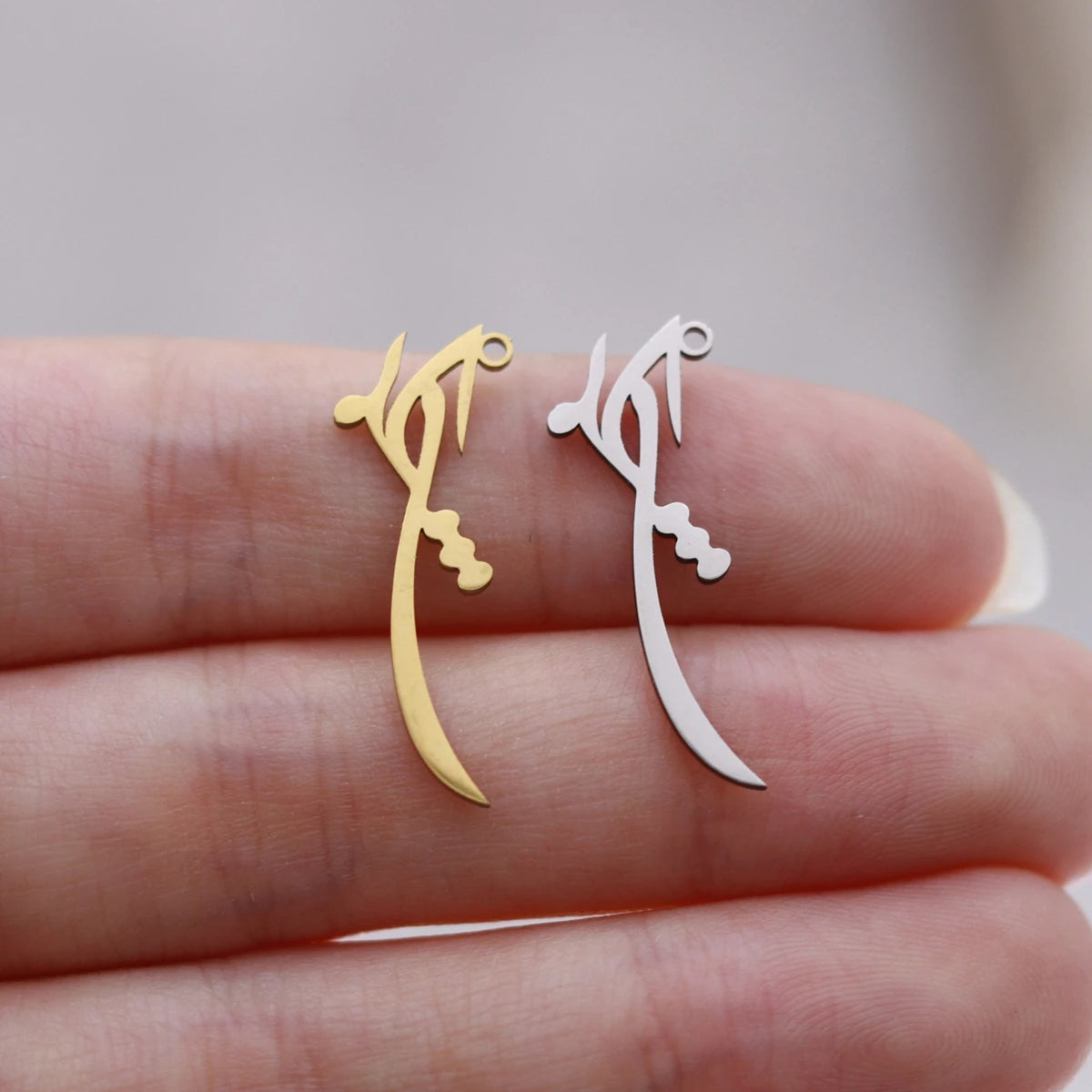 3pcs Glasses Charms DIY Earring Necklace Bracelet Unicycle Love House Hamsa Hand Lotus Flower Pendant For Jewelry Making