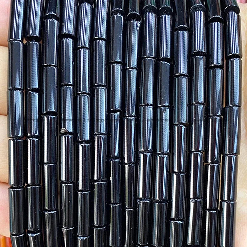 4x13mm Tube Natural Stone AA Lapis Lazuli Loose Spacer Beads for Jewelry Making Diy Bracelet Charms Earrings Accessories