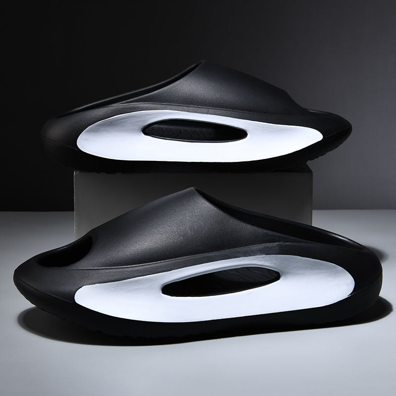 Men slippers 2023 New Slides Summer Luxury Sandals men Outside fashion Casual Beach Breathable Shoes for men Home Slippers - Charlie Dolly