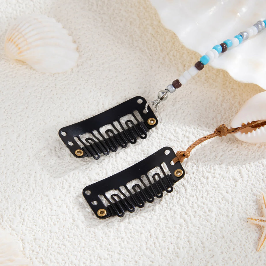 Shell Bead Mermaid Boho Hair Extension Strand