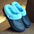 2023 Winter Warm Slippers Women Men Shoes Indoor Slides Cotton Pantoffels Casual Clogs With Fur Easy On House Floor Slippers - Charlie Dolly