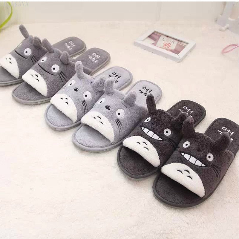 Cute toy Cartoon Winter Plush Couple Shoes Lovely Home Floor Non-slip Bedroom Keep Warm Soft Slipper Women Men Slippers - Charlie Dolly