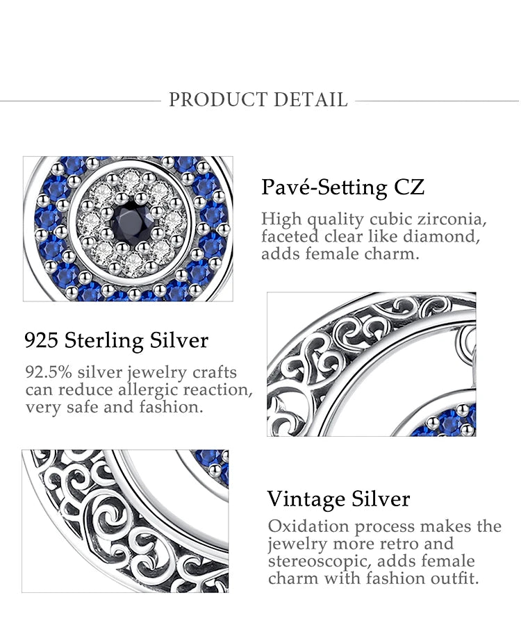 EUDORA 925 Sterling Silver Sun Moon Necklace for Women Man  Pentagram Viking Celtic knot Moon Pendant Fine Jewelry party Gift