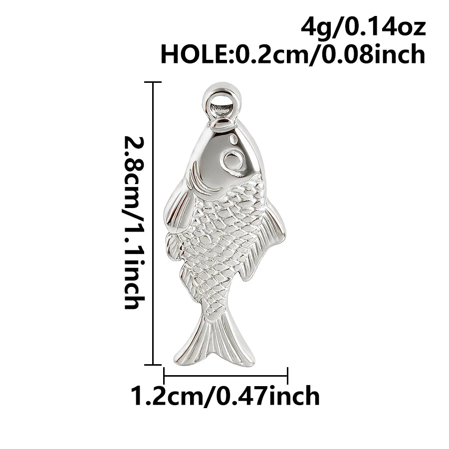 3/8Pcs Boho Summer Marine Sea Animal Starfish Turtle Pendant Jewelry Making Enamel Lizard Gecko Butterfly Colgantes Wholesale