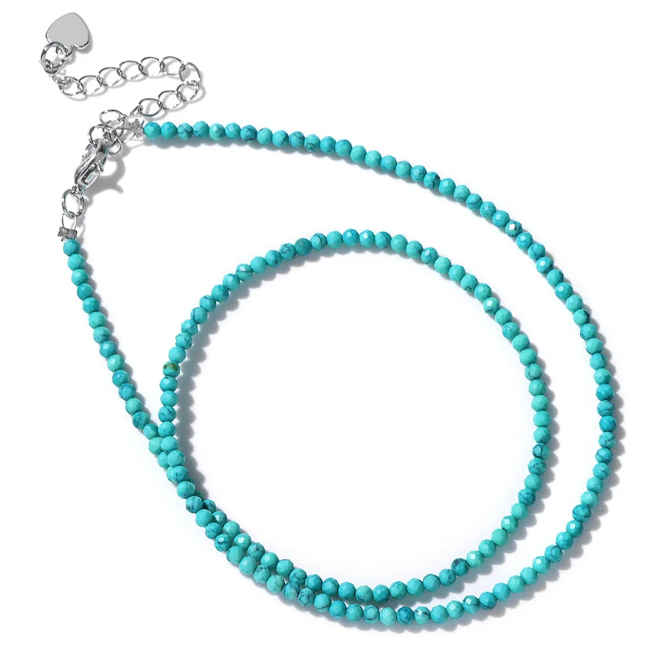 Crystal Stone Beaded Necklace