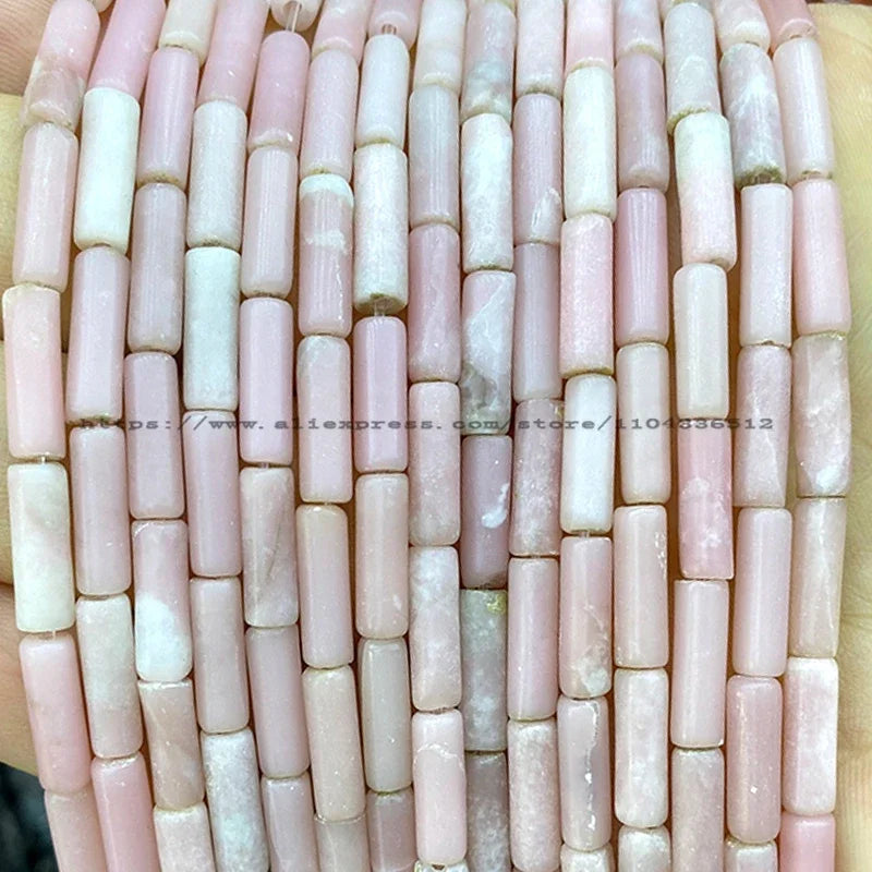 4x13mm Tube Natural Stone AA Lapis Lazuli Loose Spacer Beads for Jewelry Making Diy Bracelet Charms Earrings Accessories
