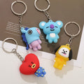 Korean Stars Kpop Btss Fans Keychain Cute Animal btt211 Doll Bag Pendant Adorable kawaii Keyring Jewelry Accessories For Women - Charlie Dolly